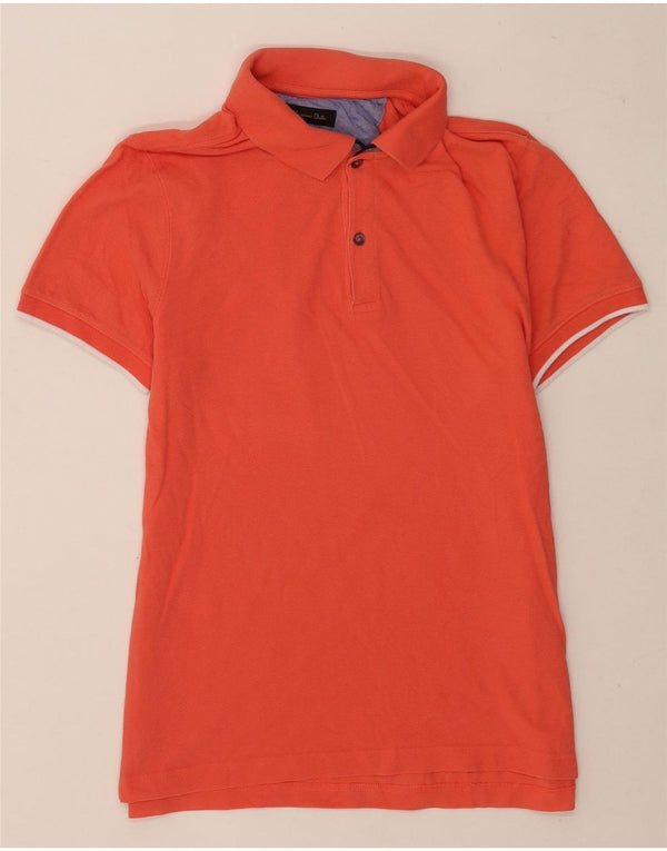 Massimo Dutti Boys Casual Fit Polo πουκάμισο 13-14 ετών Μεσαίο πορτοκαλί