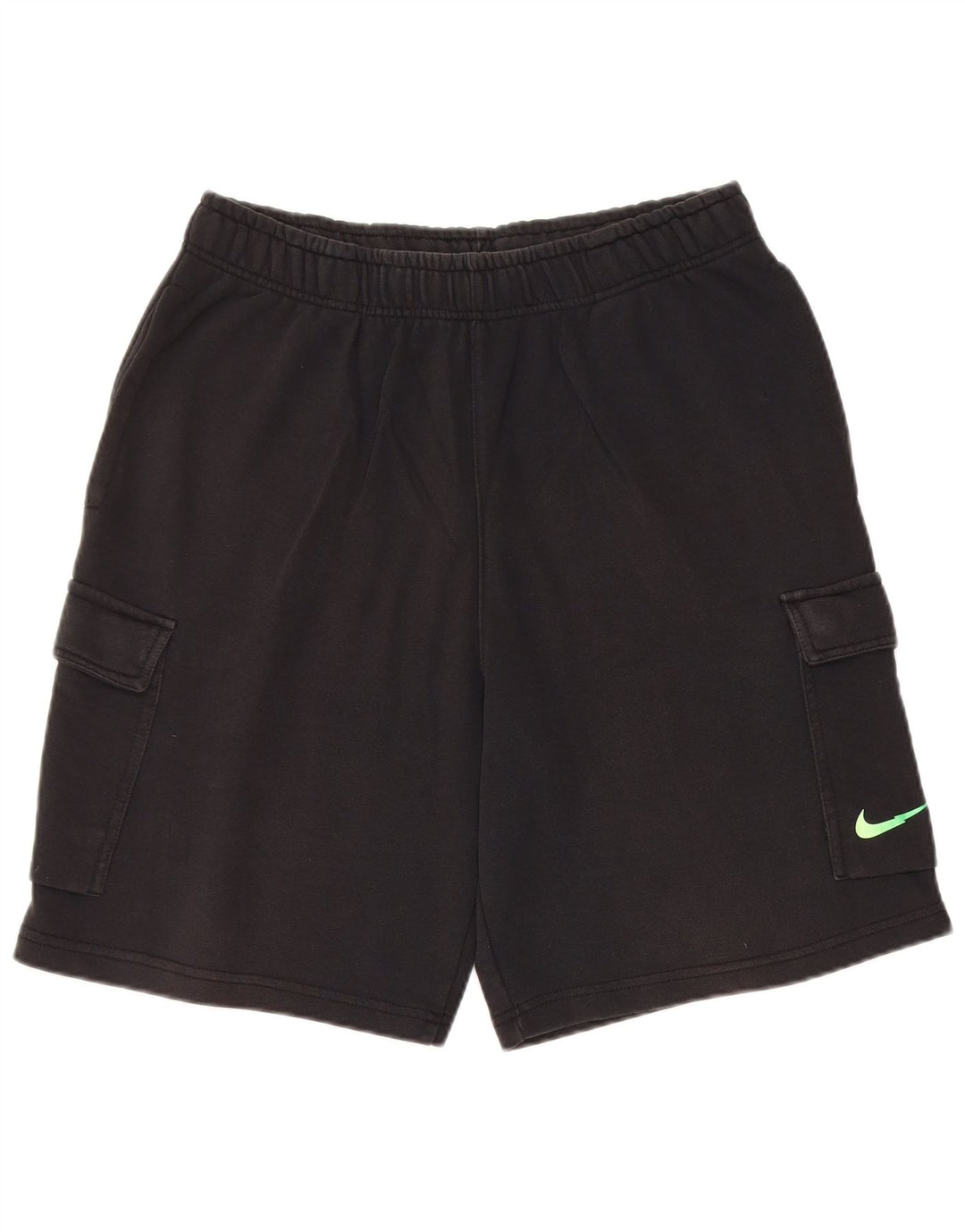 Ανδρικό αθλητικό σορτς Nike, μεσαίο μαύρο βαμβακερό
