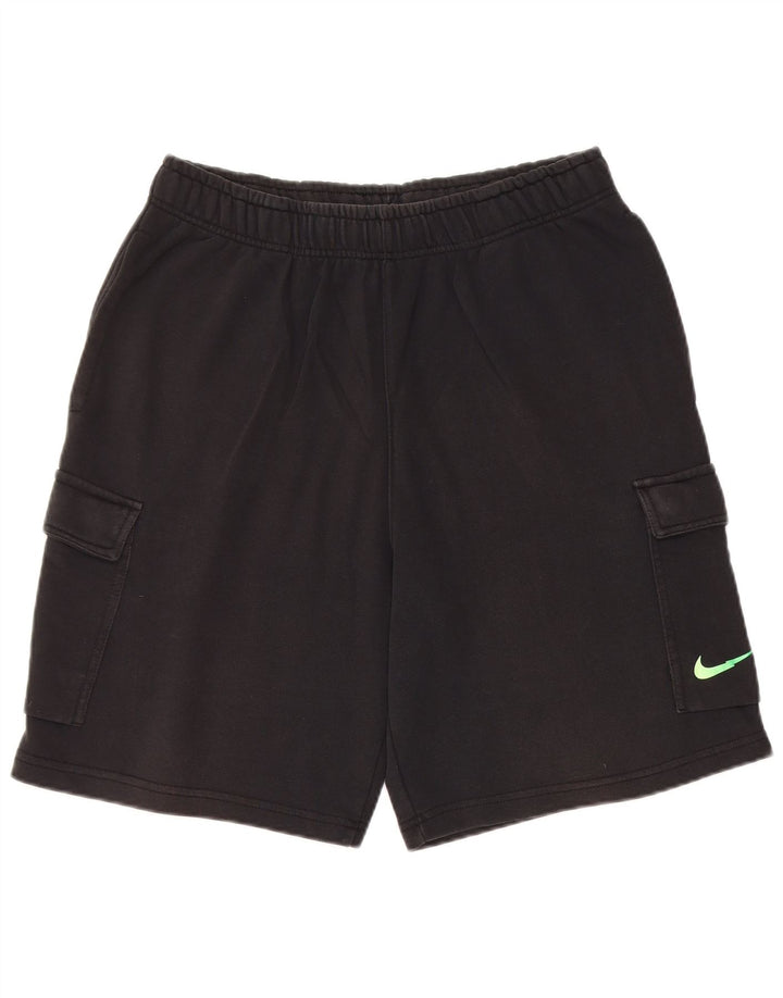Ανδρικό αθλητικό σορτς Nike, μεσαίο μαύρο βαμβακερό