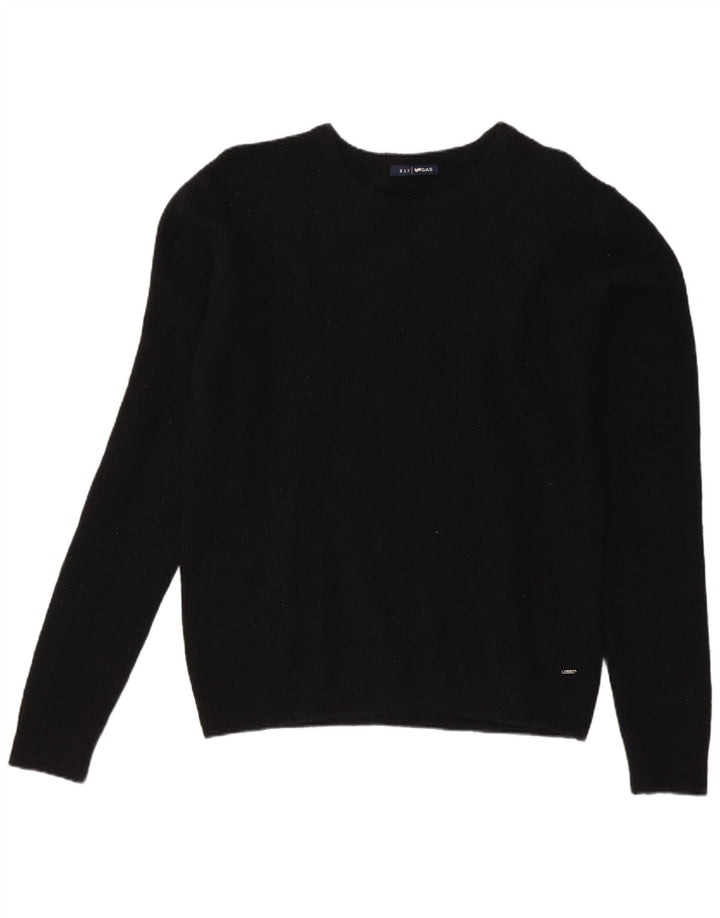 Ανδρικό πουλόβερ Gas Crew Neck Jumper Μεσαίο Μαύρο