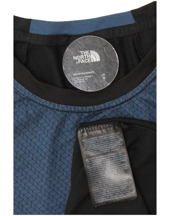 Ανδρικό T-Shirt North Face Top Medium Blue Colorblock Πολυεστέρας