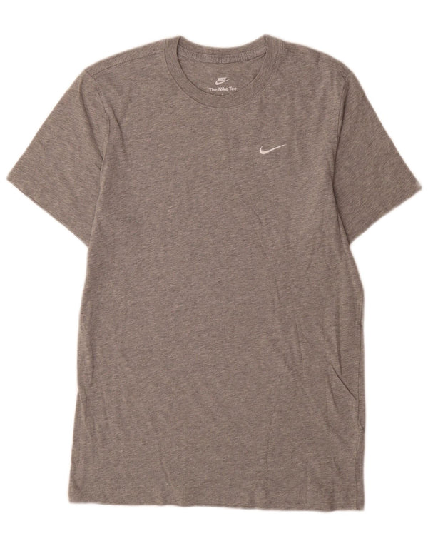 Ανδρικό μπλουζάκι Nike, μικρό γκρι βαμβακερό
