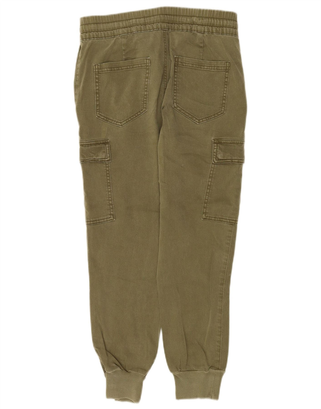 Benetton Womens Joggers Cargo Παντελόνι W30 L25 Khaki
