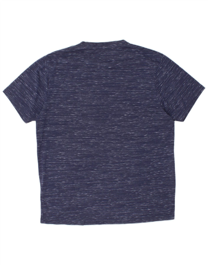 Ανδρικό T-Shirt KAPPA Top Large Navy Blue Flecked Polyester