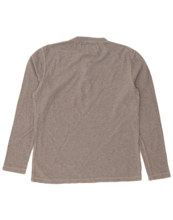 Ανδρικό τοπ SUPERDRY Μακρυμάνικο Μεσαίο Γκρι