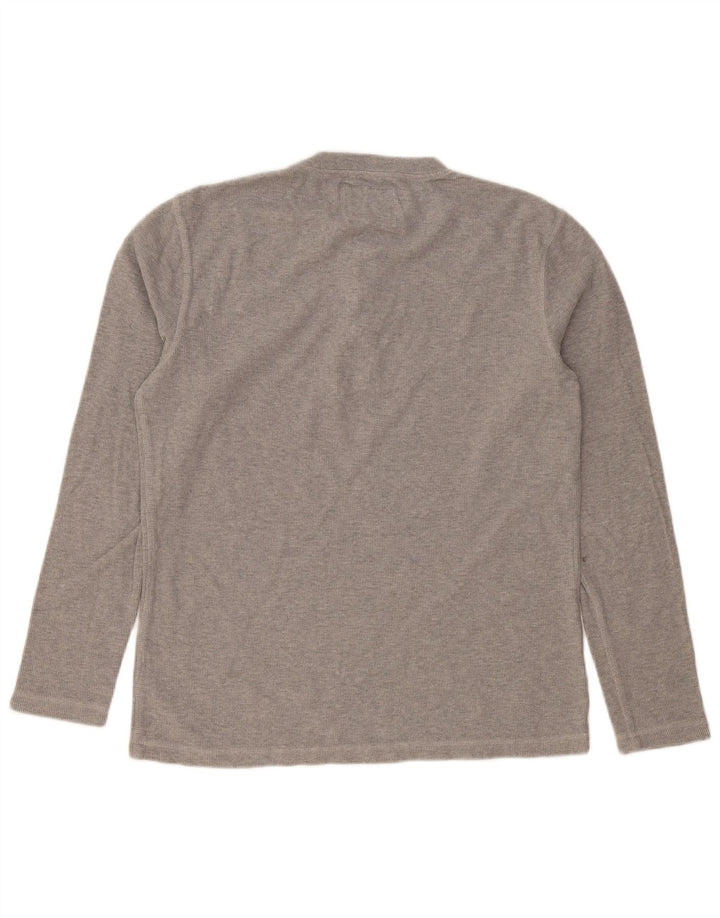 Ανδρικό τοπ SUPERDRY Μακρυμάνικο Μεσαίο Γκρι