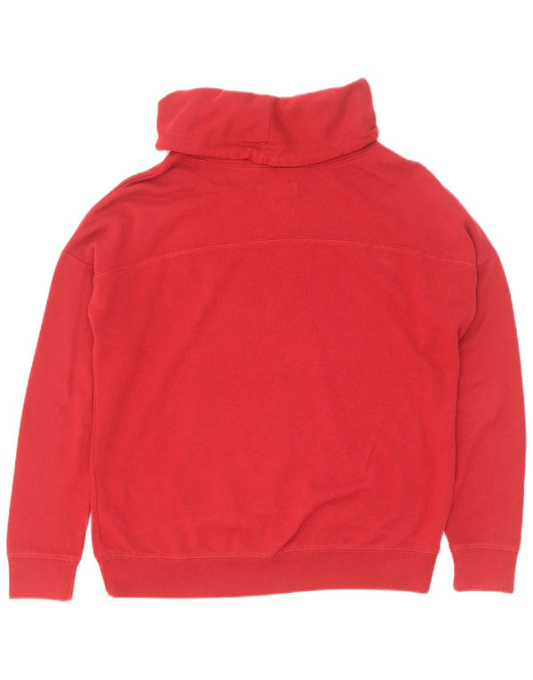 Hollister Γυναικεία φούτερ Los Angeles Oversized Jumper UK 10 Small Red