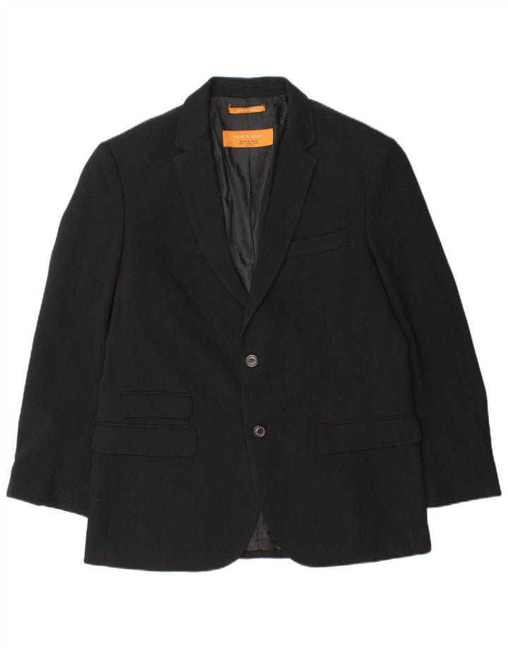 Zara Ανδρικό σακάκι blazer 2 κουμπιών UK 42 XL μαύρο