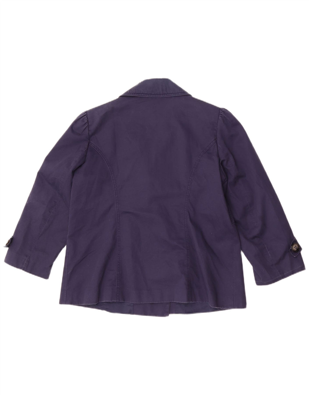 Marks & Spencer Γυναικεία κοντή καμπαρντίνα UK 14 Medium Navy Blue