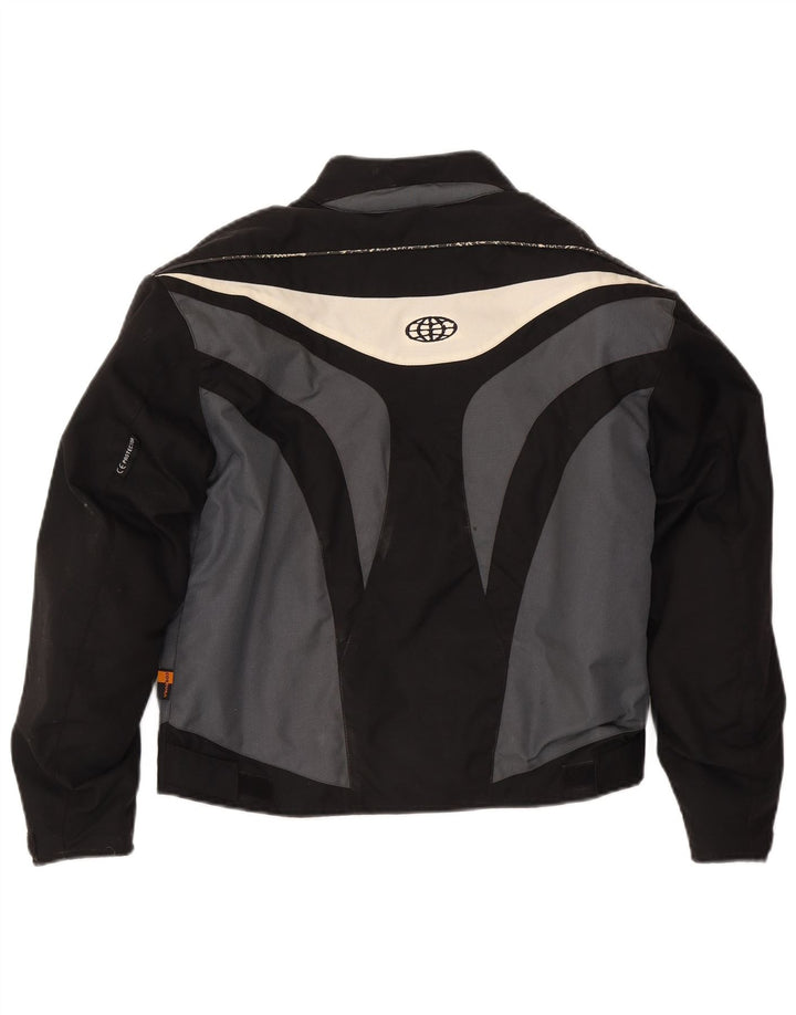 Vintage Ανδρικό Σακάκι Racer UK 36 Small Black Colourblock Polyamide