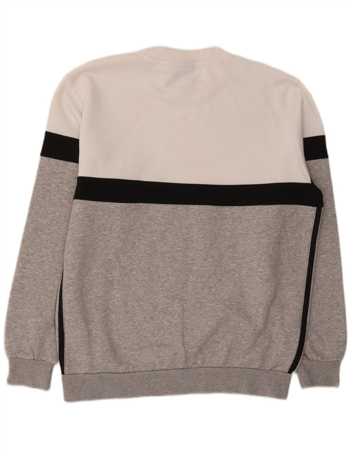 Ανδρική γραφική φούτερ Adidas Jumper Medium White Colourblock Polyester