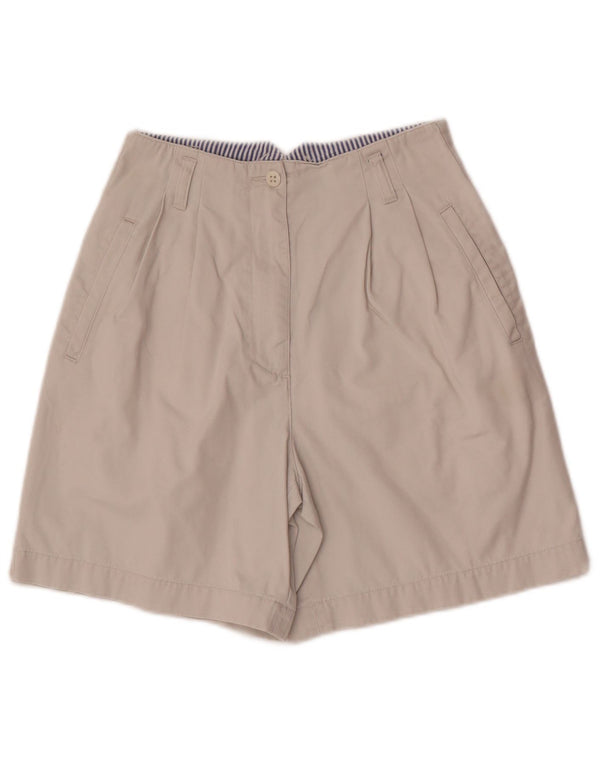 Ann Taylor Γυναικείο σορτς Chino με καρφίτσα US 2 XS W24 Λευκό βαμβακερό