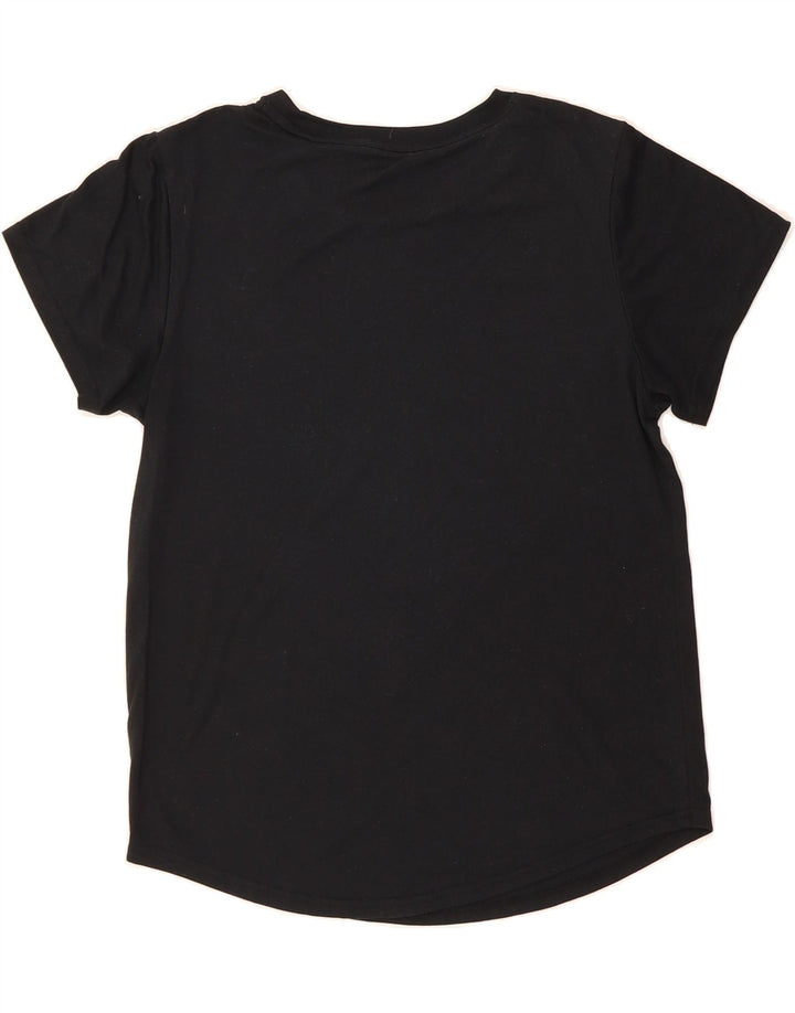 PUMA Womens Graphic T-Shirt Top UK 10 Small Black Vintage Puma and Second-Hand Puma from Messina Hembry 