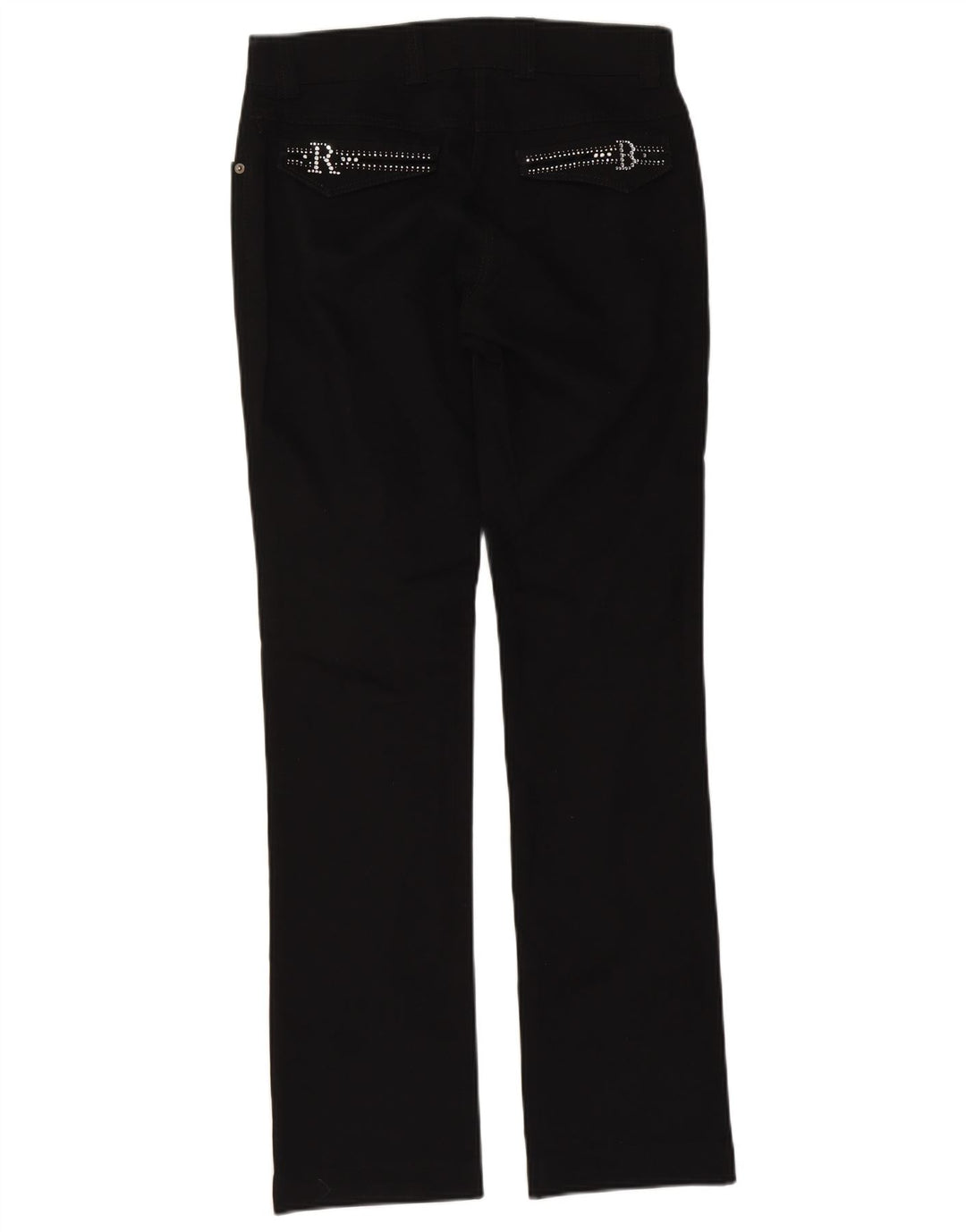 Roccobarocco Γυναικείο Bootcut Jeans W32 L32 Μαύρο βαμβακερό