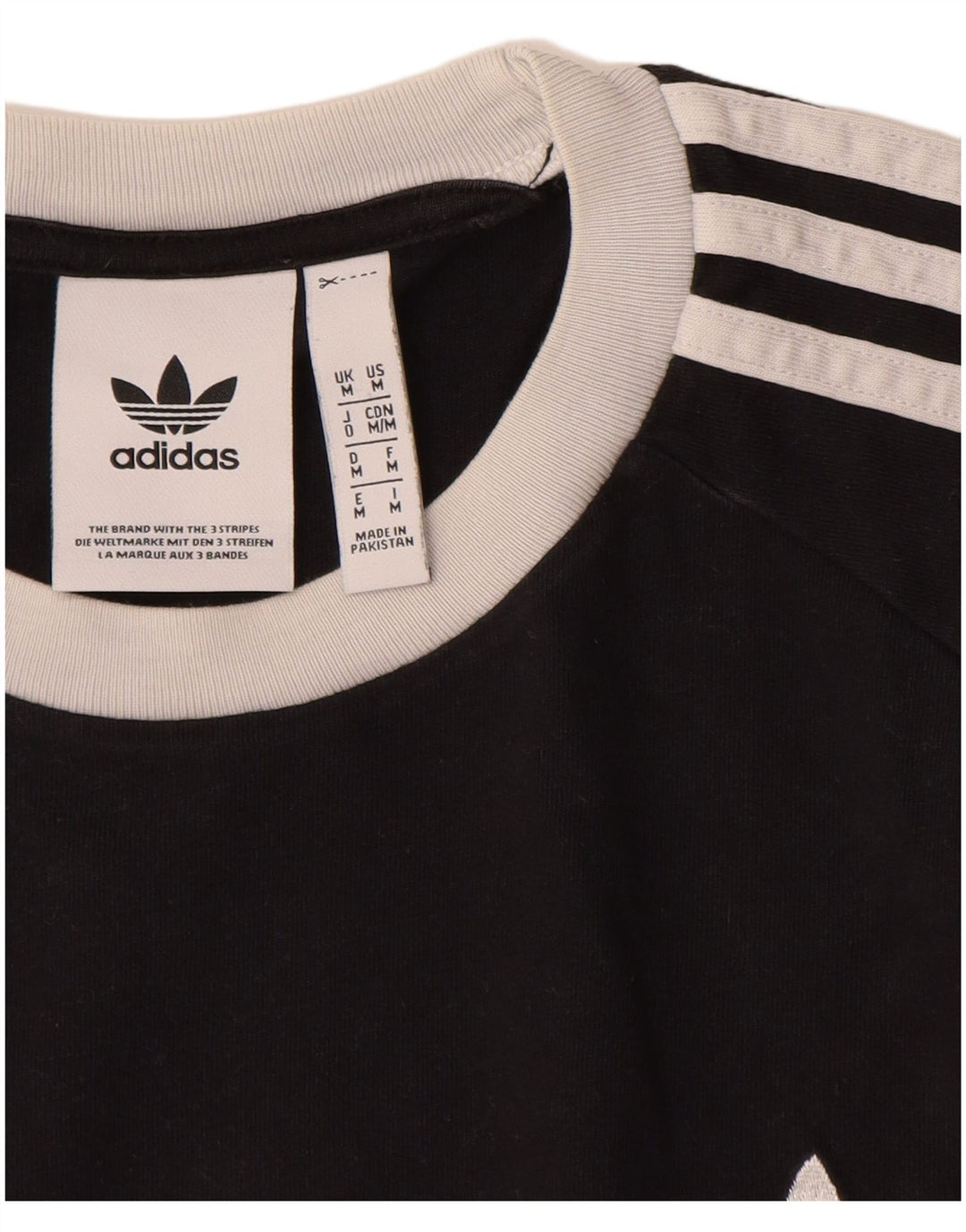 Ανδρικό T-Shirt ADIDAS Top Μεσαίο μαύρο βαμβακερό