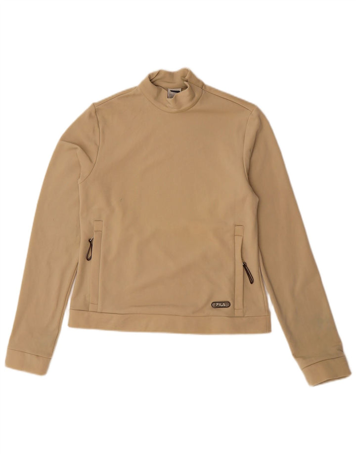 Fila Γυναικείο Φούτερ με φερμουάρ Jumper UK 10 Small Beige