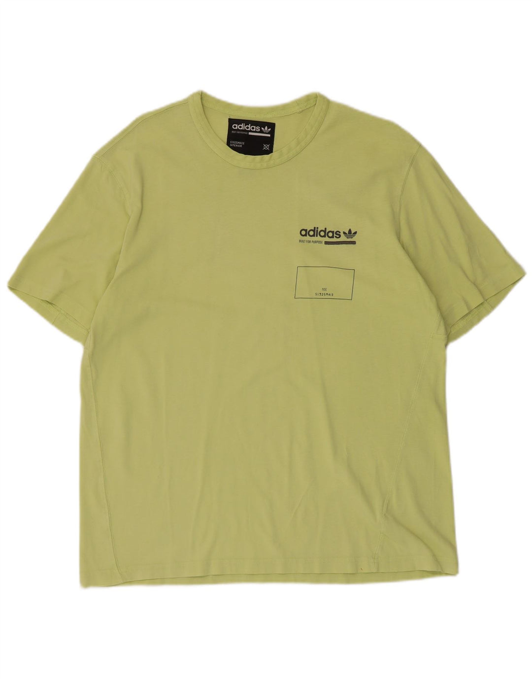 Ανδρικό T-Shirt Adidas Top Μεσαίο πράσινο βαμβακερό