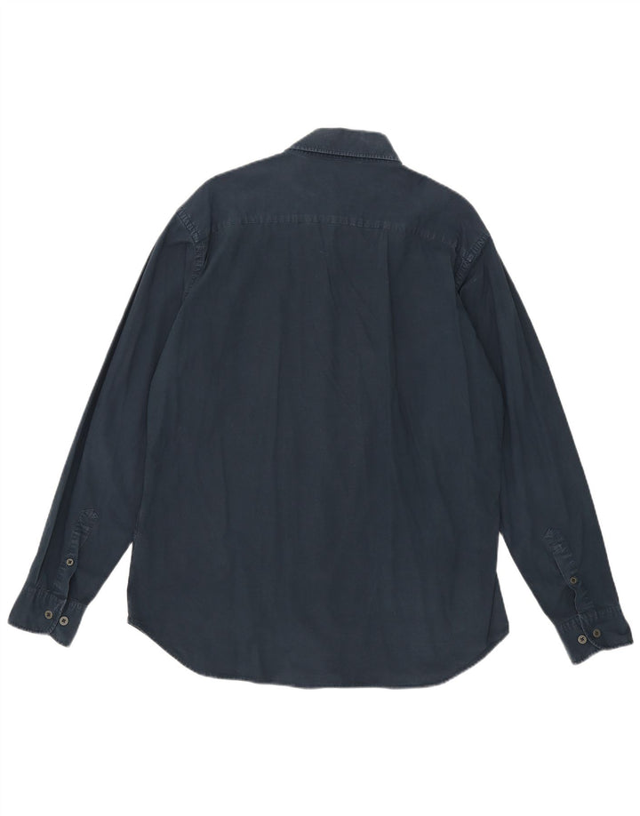 Ανδρικό πουκάμισο Avirex XL Navy Blue Cotton
