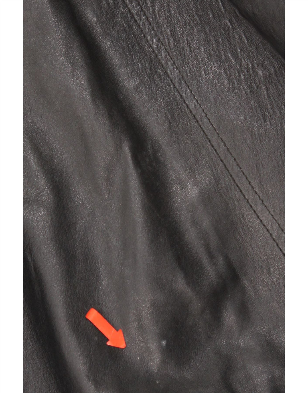 Vintage Γυναικείο Δερμάτινο Μπουφάν UK 16 Large Μαύρο Δερμάτινο