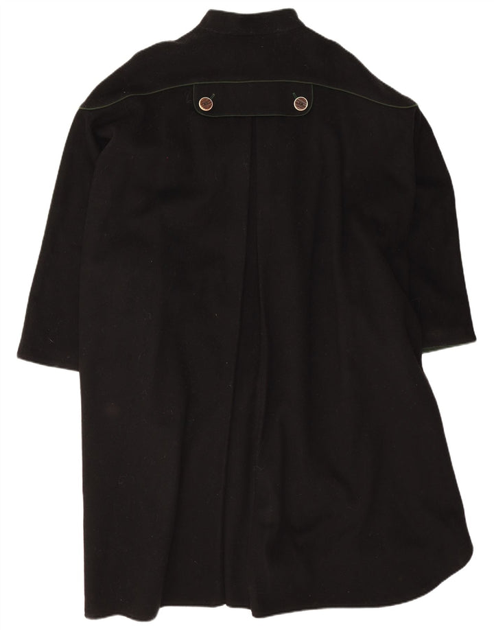 Pischl Γυναικείο Παλτό Poncho One Size Μαύρο Μάλλινο