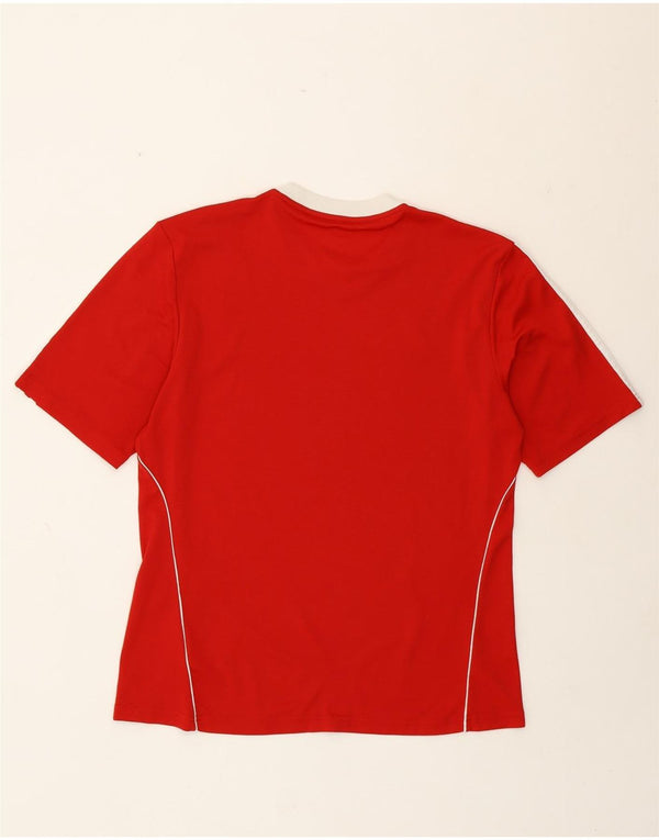Ανδρικό T-Shirt Climalite Adidas Top Medium Red Polyester