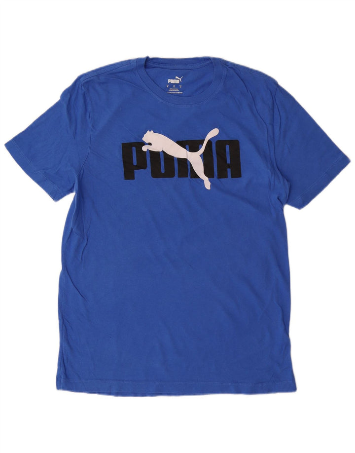 Ανδρικό γραφικό T-Shirt PUMA Top Medium Blue