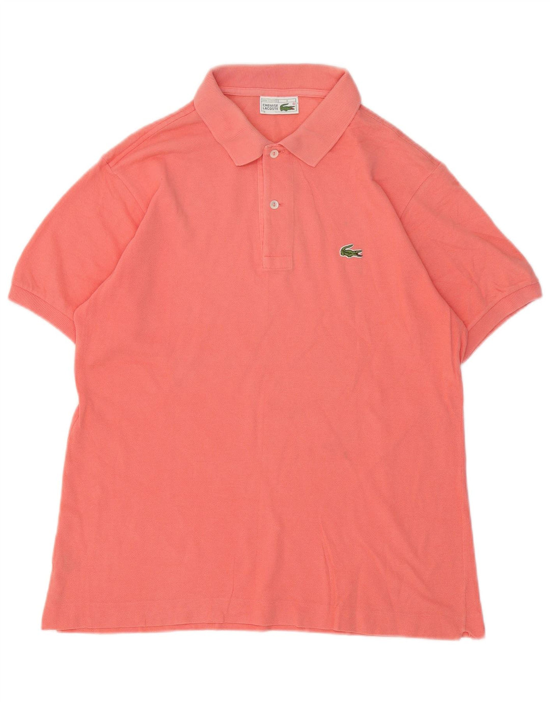 Ανδρικό πουκάμισο Polo Lacoste, Μέγεθος 4, Μεσαίο Ροζ Βαμβακερό