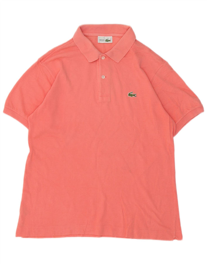 Ανδρικό πουκάμισο Polo Lacoste, Μέγεθος 4, Μεσαίο Ροζ Βαμβακερό