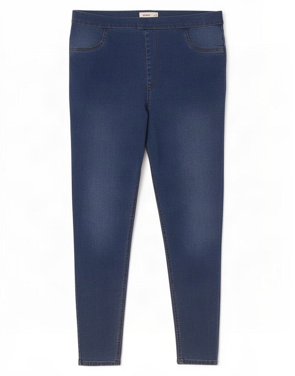 Marks & Spencer Womens Jegging Jeans UK 16 Large W34 L28 Blue Cotton