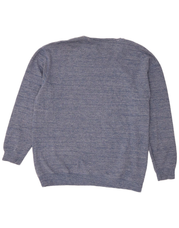 Πόλο Ασν. Ανδρικό φούτερ Jumper 2XL Navy Blue Flecked Cotton