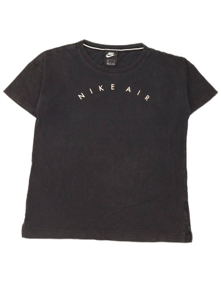 Γυναικείο γραφικό μπλουζάκι Nike Top UK 10 Small Black