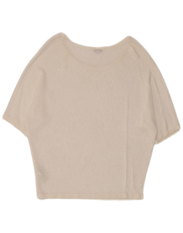 Phase Eight Γυναικείο πουλόβερ υπερμεγέθους Boat Neck Jumper UK 14 Medium White