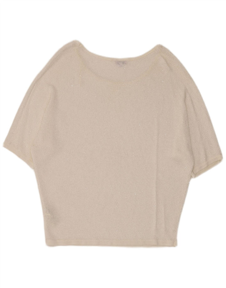 Phase Eight Γυναικείο πουλόβερ υπερμεγέθους Boat Neck Jumper UK 14 Medium White