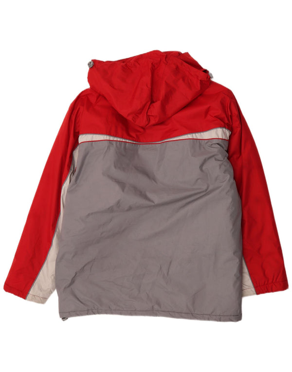 Maui and Sons Ανδρικό μπουφάν σκι με κουκούλα UK 42 XL Grey Colorblock Polyester