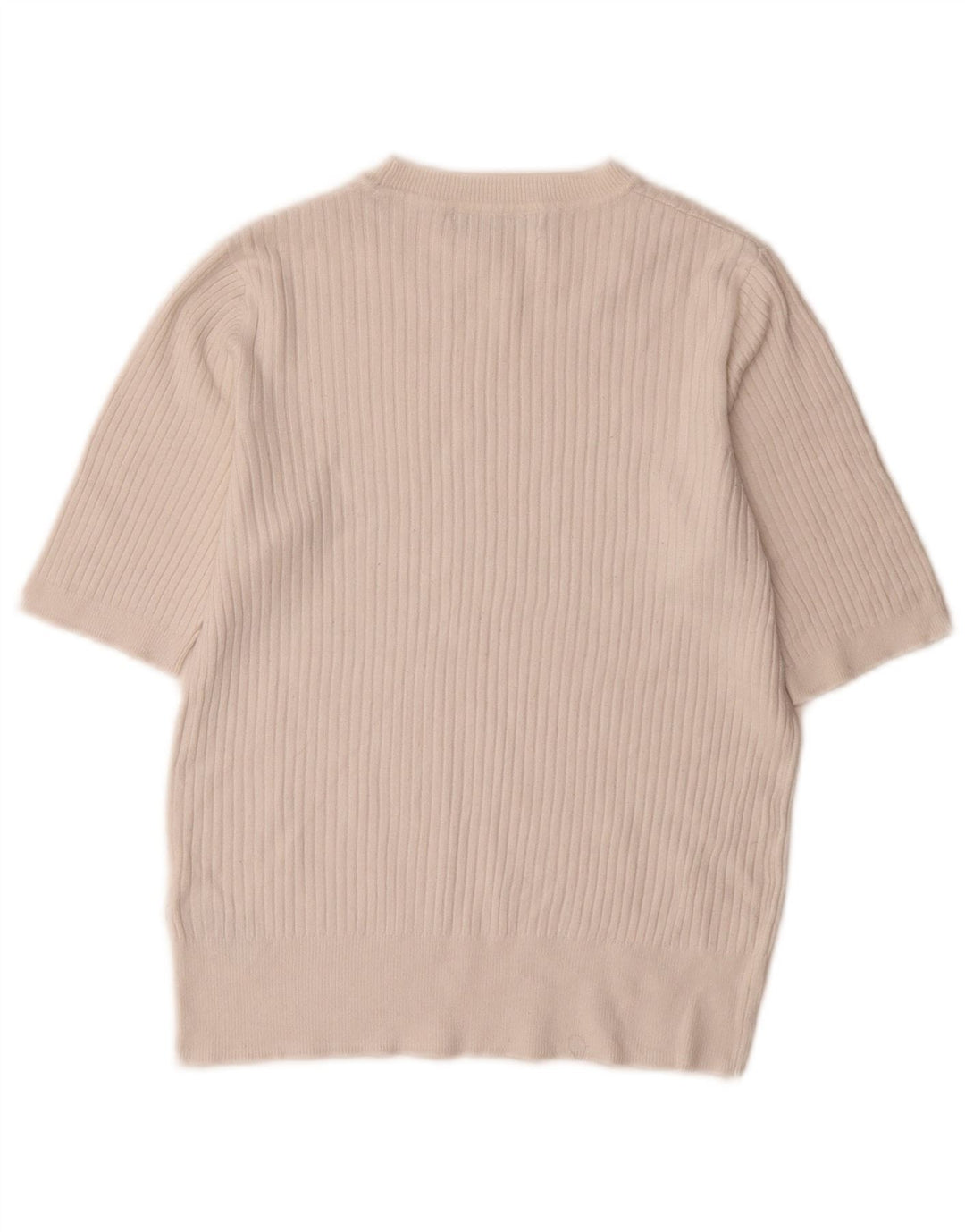 Marks & Spencer Γυναικείο πουλόβερ με λαιμόκαυστο UK 10 Small White