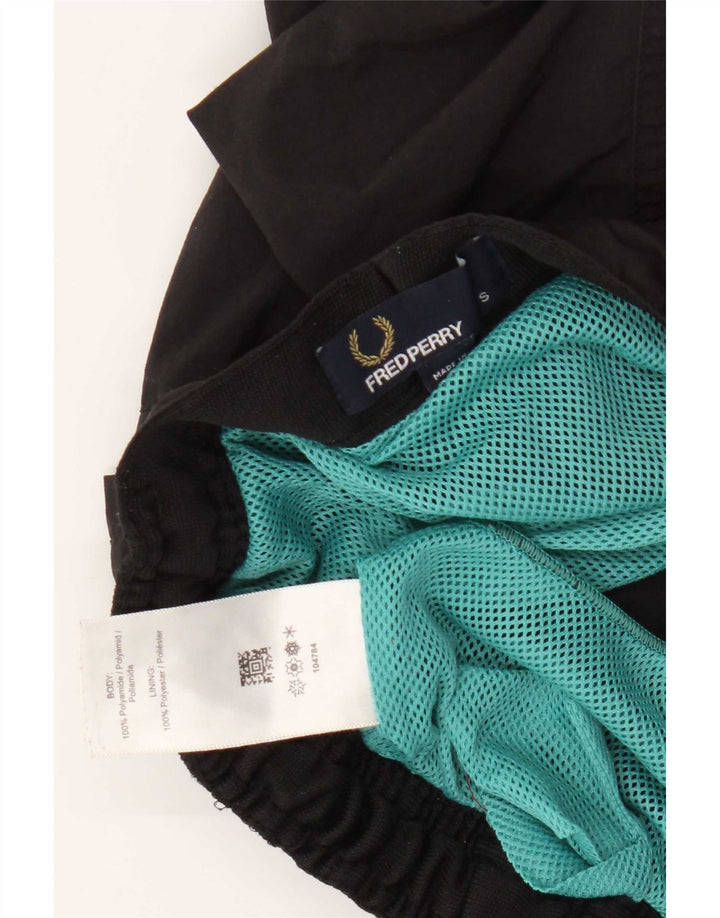 Ανδρικό σορτς κολύμβησης Fred Perry Μικρό μαύρο πολυαμίδιο