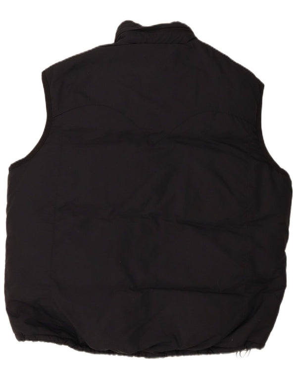 Levi's Mens Hooded Gilet Gilet UK 40 Large Black Polyamide