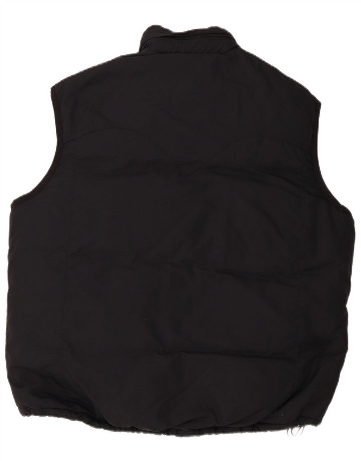 Levi's Mens Hooded Gilet Gilet UK 40 Large Black Polyamide