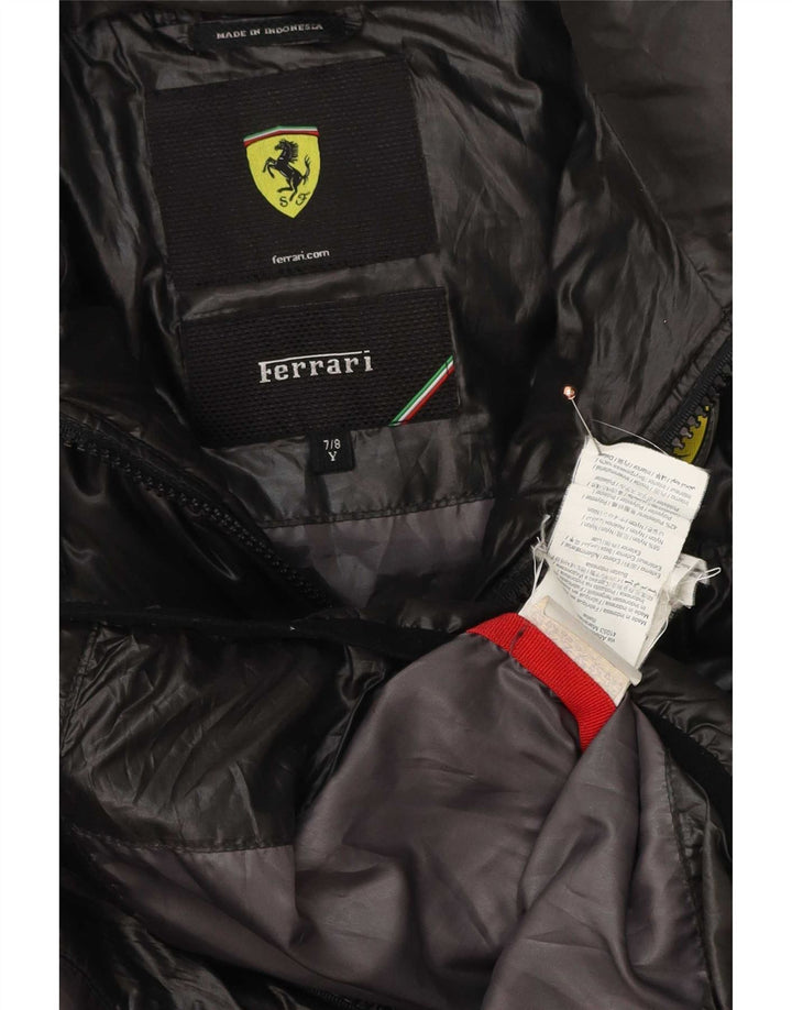 Μπουφάν Ferrari Boys padded Jacket 7-8 Years Black Nylon