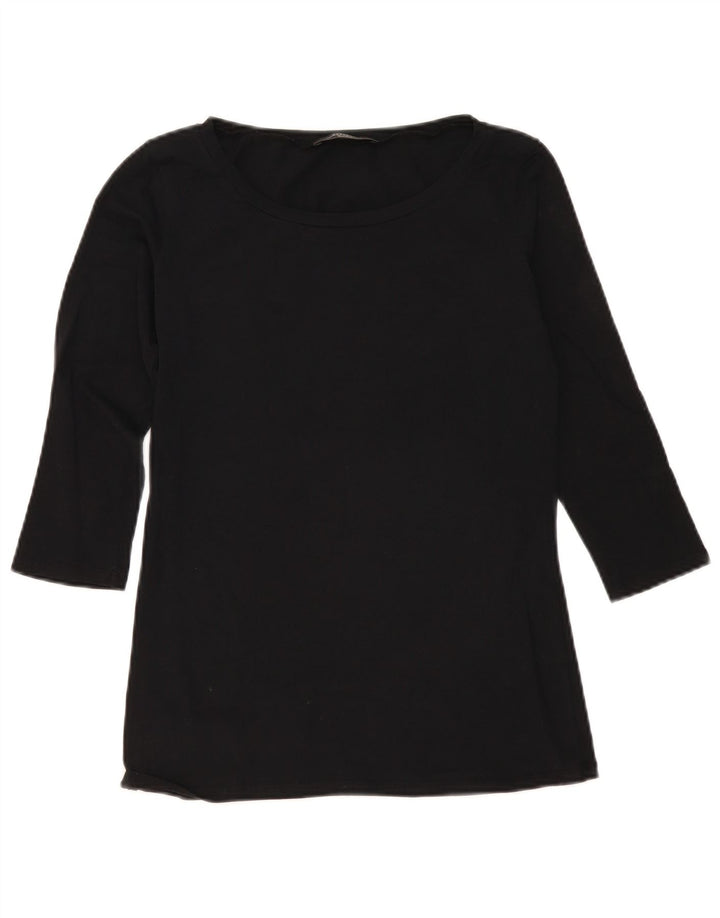 Max Mara Γυναικείο Σαββατοκύριακο μανίκι 3/4 UK 12 Medium Black
