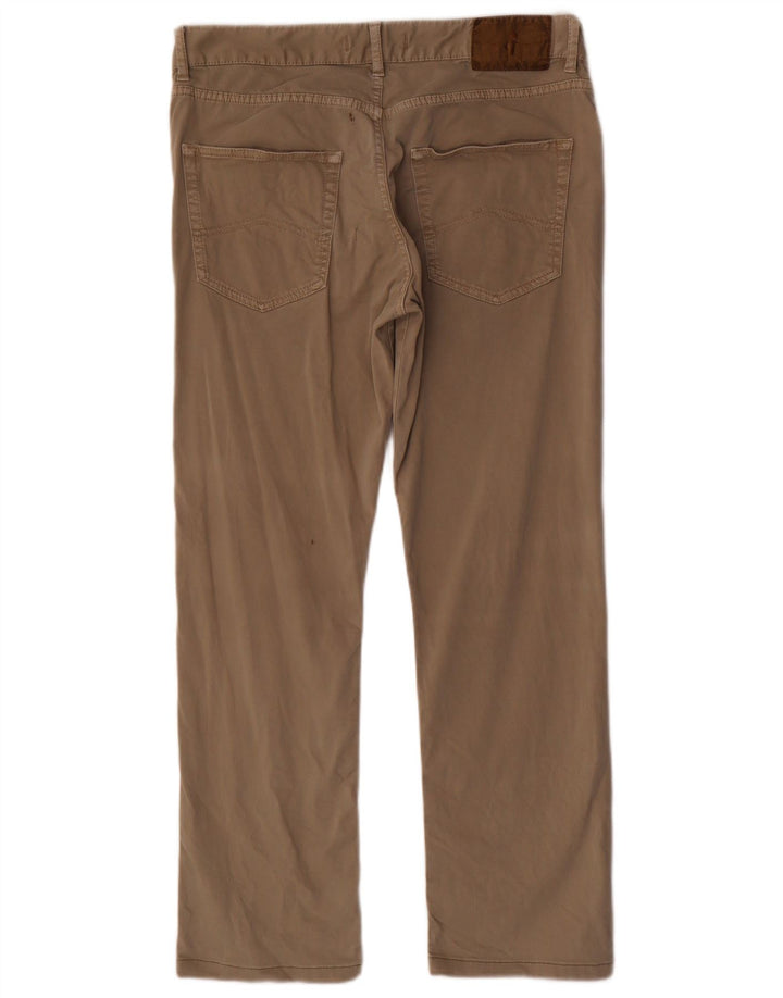 Ανδρικό ίσιο παντελόνι Chino Marlboro Classics W34 L29 Μπεζ
