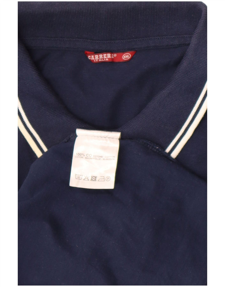 Ανδρικό μπλουζάκι πόλο Carrera 2XL Navy Blue, βαμβακερό
