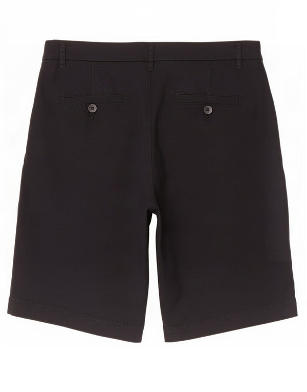 Benetton Womens Chino Shorts UK 10 Small W30 Black