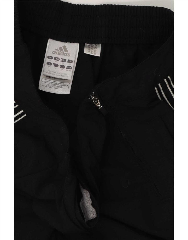 Γυναικεία αθλητική φόρμα Adidas Παντελόνι UK 14 Μεσαίο Μαύρο Πολυεστέρα