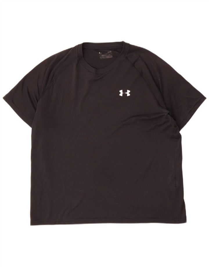 Under Armour Ανδρικό T-Shirt Top Large Μαύρο