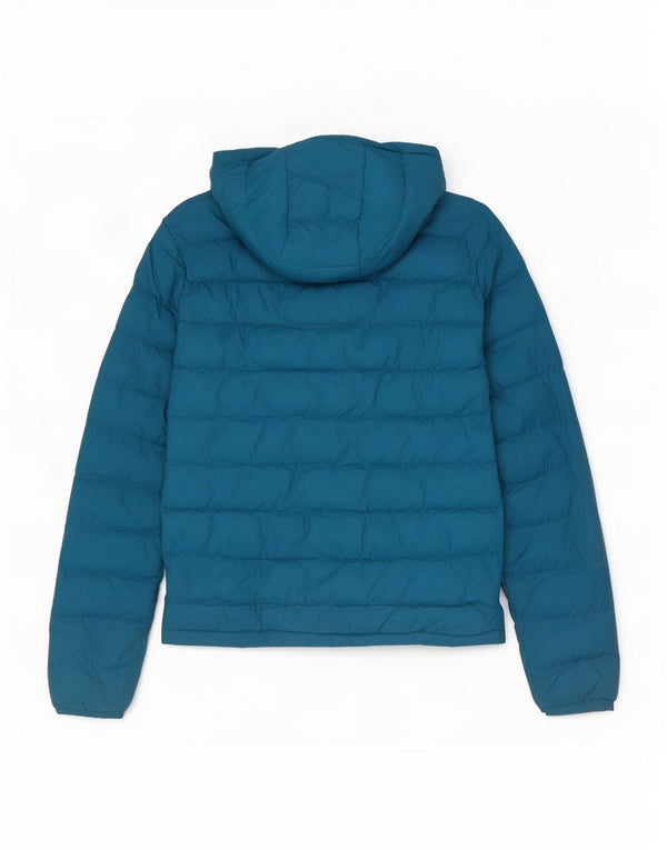 Mountain Warehouse Γυναικείο μπουφάν με κουκούλα UK 8 Small Blue Nylon