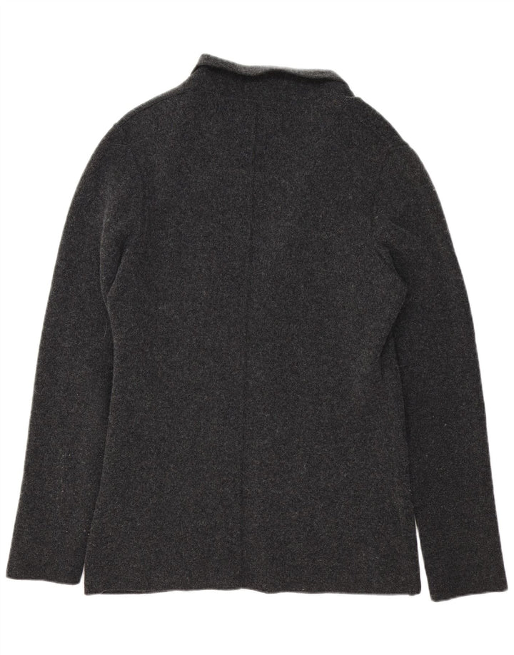 Liu Jo Ανδρικό πλεκτό σακάκι σακάκι με 3 κουμπιά UK 42 XL Γκρι μαλλί