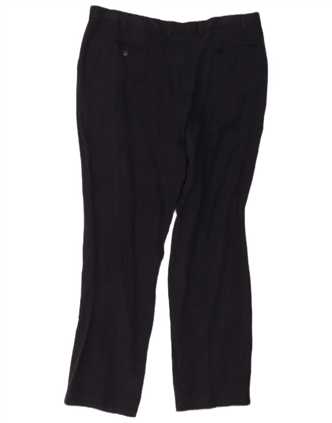 Marks & Spencer Ανδρικό παντελόνι με καρφίτσα W40 L33 Navy Blue Silk