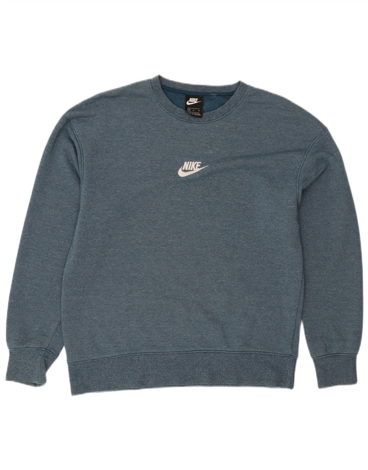Ανδρικό φούτερ Nike Jumper από μεσαίο μπλε βαμβακερό
