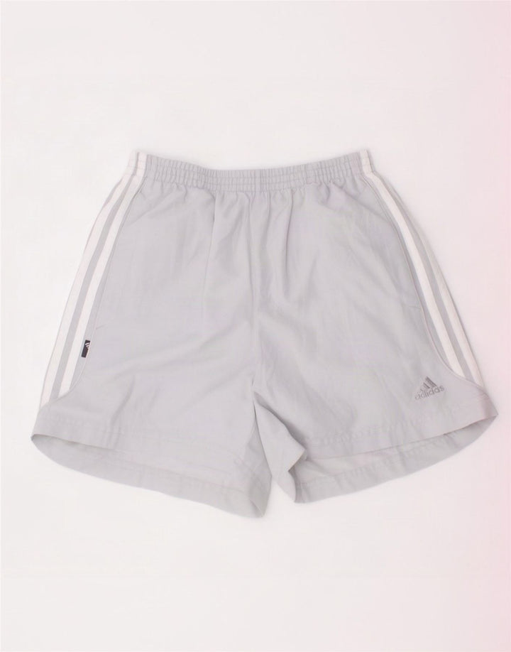 Adidas Girls Sports Short 11-12 Years Grey Polyester